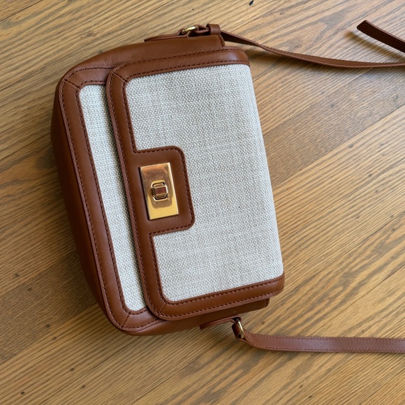 J. Crew Tan and Cream Shoulder Bag - Picture 4 of 8